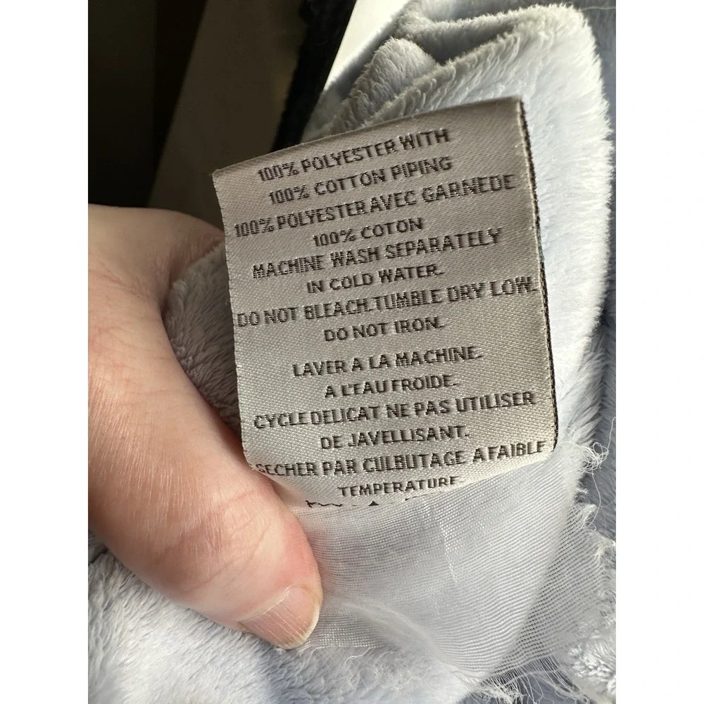 Restoration Hardware Baby & Child Light Blue Baby Blanket Very Soft RARE 23